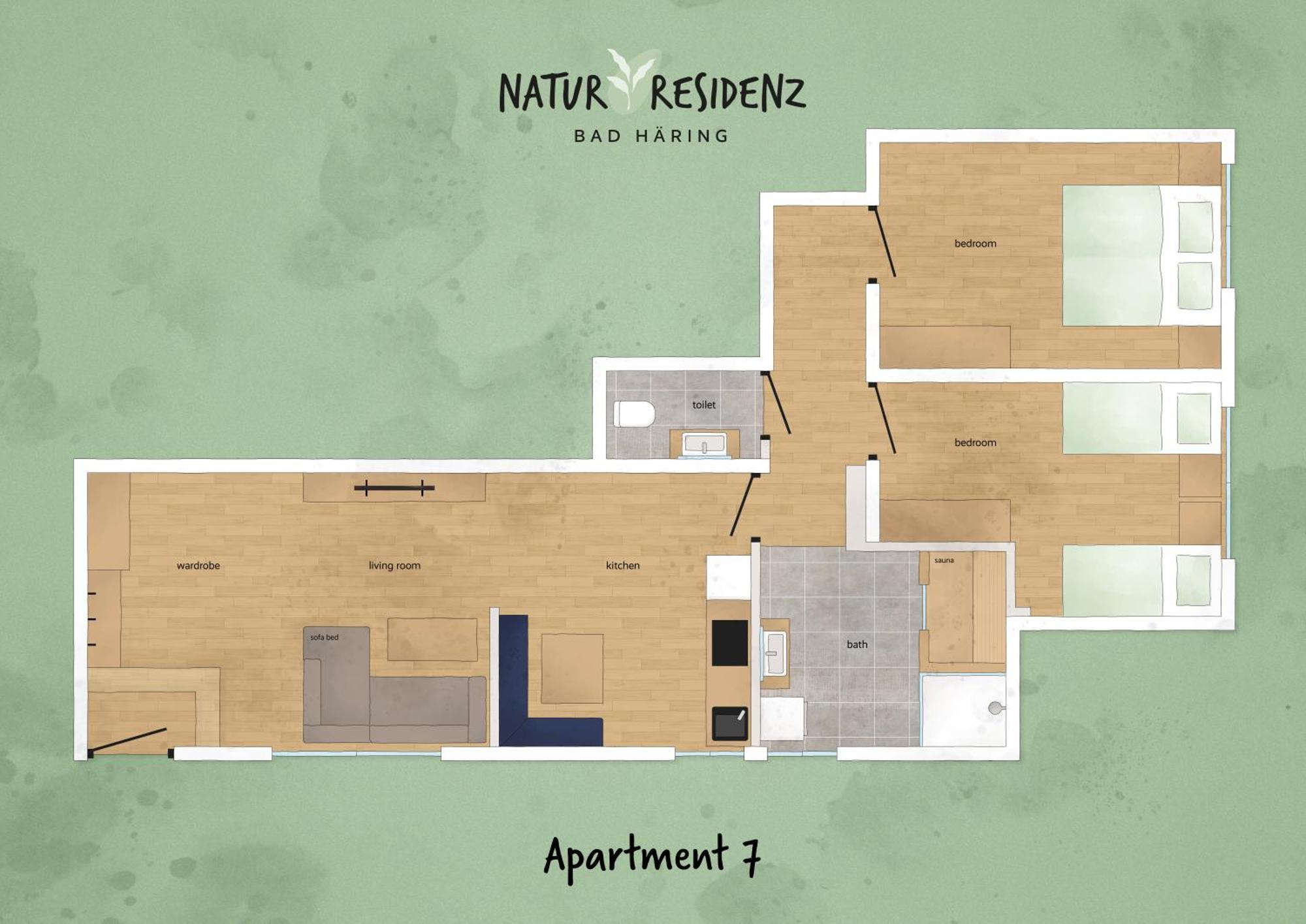 Natur Residenz 巴特哈林 外观 照片